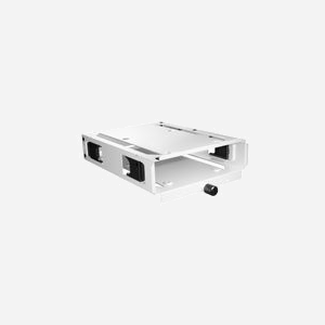 be quiet! BGA13 Cage Disque Dur Universelle Blanche pour Dark Base/Shadow Base, 2.5/3.5", 2 baies, 113x174x44mm - Miniature 3