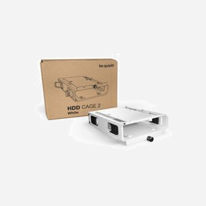 be quiet! BGA13 Cage Disque Dur Universelle Blanche pour Dark Base/Shadow Base, 2.5/3.5", 2 baies, 113x174x44mm - Miniature 4