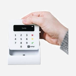 SumUp Air - Borne POS Lecteur de Carte à Puce USB, Blanc, Alimentation USB Interne, Câble 1m - Dimensions 100x100x70mm - 152g - Réf. 900606701 - Miniature 2