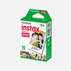 Fujifilm Instax Mini Film Instantané - 10 Poses - Format Image 46x62mm - Film 54x86mm - ISO 800 - Compatible Instax Mini