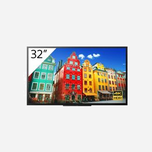 Sony FW-32BZ30J1 Écran Signalisation Numérique 32" LCD 4K Ultra HD 300cd/m² VA Edge-LED HDMI Wifi Bluetooth 4.2 Processeur Intégré VESA 100x200mm