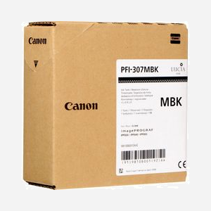 Canon PFI-307MBK Cartouche d'encre Noir Pigment 330ml (9810B001) - Compatible imagePROGRAF iPF830/840/850