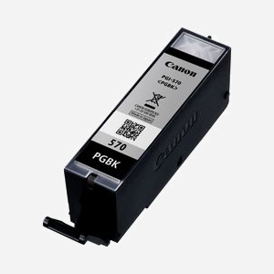 Canon PGI-570PGBK - Cartouche d'encre noire pigmentée 15ml - 300 pages - Jet d'encre - PIXMA MG7750/MG6850/MG5750 Series