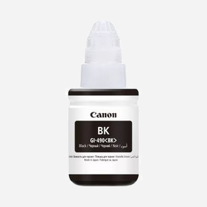 Canon GI-490BK - Encre Noire 130ml - Compatible Imprimantes Canon - Fabriquée au Japon - Référence 0663C001 - Code SH 84439990
