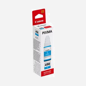 Canon GI-490C - Encre Cyan d'origine - 70 ml - Compatible imprimantes Canon - Référence 0664C001 - Fabriqué au Japon - Code SH 84439990 - 1 Pièce - Miniature 3