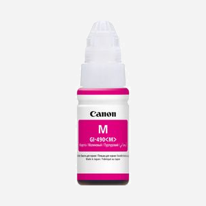 Canon GI-490M Magenta - Encre d'origine 70ml pour imprimantes Canon - Référence 0665C001 - Fabriqué au Japon - Code SH 84439990 - Unité