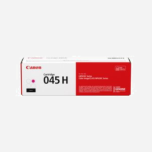 Canon 045 H Magenta - Cartouche de Toner Originale - 1 Pièce - Rendement 2200 Pages - Compatible LBP610C - Ref 1244C002