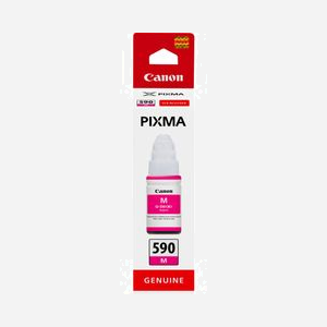Canon Bouteille d'encre magenta GI-590 70ml (1605C001) pour imprimantes Canon PIXMA série G - Encre à base de colorants - Fabriqué au Japon