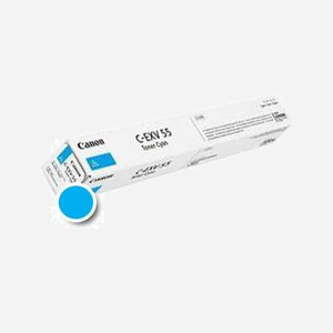 Canon C-EXV 55 Cartouche Toner Cyan Original 2183C002 - Rendement 23000 pages - Impression Laser - Compatibilité Canon C256i, C356i, C356P