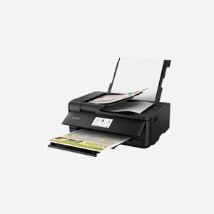 Canon PIXMA TS9550a - Imprimante Jet d'Encre Couleur A3, 4800x1200 DPI, Recto/Verso Auto, Wi-Fi, Numérisation 1200x2400 DPI, AirPrint, PIXMA Cloud Link - Miniature 2