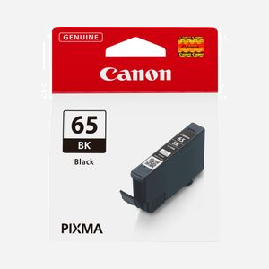 Canon CLI-65BK Cartouche d'encre Noir à colorant 12.6ml, rendement 860 pages 10x15cm, pour imprimante PIXMA PRO-200, réf: 4215C001