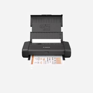 Canon PIXMA TR150 - Imprimante Jet d'encre portable 4800x1200 DPI, Wi-Fi, A4/20x25cm, 9/5.5 ipm, Écran OLED 1.44", Compatible AirPrint/Mopria/iOS/Android - Miniature 4