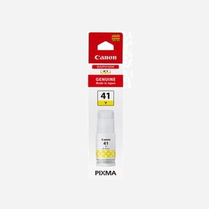 Canon GI-41Y Originale - Encre Jaune 70ml, Rendement 7700 pages, Compatibilité PIXMA G2460, G3420, G3460, G1420, G2420 - Référence 4545C001