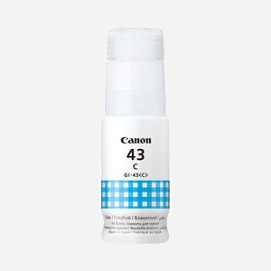 Canon GI-43C Originale – Encre Cyan 60ml Jet d'encre pour PIXMA G640 et G540 – Référence 4672C001 – Fabriqué au Japon - Miniature 1