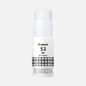 Canon Bouteille d'encre noire GI-53BK 60ml Dye-Based pour PIXMA G650/G550 Jet d'encre Originale (4699C001) – Fabriqué au Japon