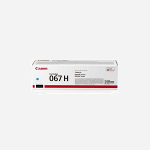 Canon 067H Cartouche de Toner Cyan Original Haut Rendement (2350 pages) - Référence 5105C002 - Compatibilité i-SENSYS et LBP