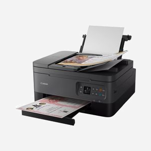 Canon PIXMA TS7450i Jet d'encre Couleur A4, Résolution 4800x1200 DPI, Wifi, Impression Recto-Verso Auto, Scanner 1200x2400 DPI, AirPrint/Mopria, Noir - Miniature 3