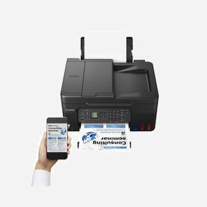 Canon PIXMA G4570 - Imprimante Jet d'encre Couleur A4 - 4800x1200 DPI, WiFi, Recto/Verso Manuel, Scanner 600x1200 DPI, Fax 33.6Kbit/s, ADF 35 feuilles - Miniature 5