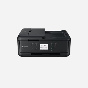 Canon PIXMA TR7650 : Multifonction Jet d'encre Couleur A4, 4800x1200 DPI, 15/30 ipm, Recto/Verso Auto, WiFi, USB, ADF 20 feuilles, Ecran LCD 3.5", Compatible Windows/macOS/Android/iOS