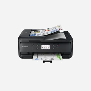 Canon PIXMA TR7650 : Multifonction Jet d'encre Couleur A4, 4800x1200 DPI, 15/30 ipm, Recto/Verso Auto, WiFi, USB, ADF 20 feuilles, Ecran LCD 3.5", Compatible Windows/macOS/Android/iOS - Miniature 2