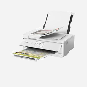 Canon PIXMA TS9551Ca Jet d'encre Couleur A3, 4800x1200 DPI, 15/10 ipm, Scanner 1200x2400 DPI, WiFi, Ethernet, USB, Impression recto-verso auto, Lecteur Cartes, Écran LCD, Compatible Windows/macOS/Android/iOS - Miniature 2
