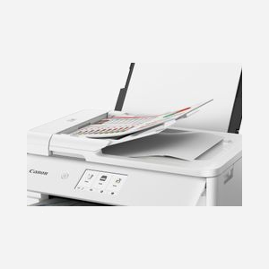 Canon PIXMA TS9551Ca Jet d'encre Couleur A3, 4800x1200 DPI, 15/10 ipm, Scanner 1200x2400 DPI, WiFi, Ethernet, USB, Impression recto-verso auto, Lecteur Cartes, Écran LCD, Compatible Windows/macOS/Android/iOS - Miniature 3