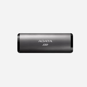 ADATA SE760 1 To SSD Externe USB Type-C 3.2 Gen 2 (3.1 Gen 2) Titane - Mémoire 3D NAND, Lecture 1000 Mo/s, Compatible Windows/macOS/Linux/Android