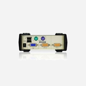 ATEN Commutateur KVM CS82U-AT 2 ports VGA USB PS/2, résolution QXGA 2048x1536, scan 3-20s, métal, 88x140x55.5mm - Miniature 2