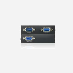 ATEN VE150A-AT-G : Extender VGA Cat5e jusqu'à 150m (1920x1200 WUXGA), Émetteur/Récepteur, Connectivité HDBaseT, Boîtier Métal, Kit de Montage Inclus - Miniature 3