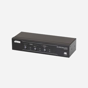 ATEN Commutateur Matriciel HDMI True 4K 2x2 VM0202HB - 4096x2160 60Hz 4:4:4, Désembeddeur Audio, HDCP 2.2, 18 Gbit/s, Montage Rack Inclus - Miniature 1