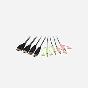 ATEN Commutateur KVM HDMI 4K USB 2 Ports CS22H, Résolution 4096x2160 60Hz, Ports Console USB/Audio 3.5mm, Alimentation 5V CC - Miniature 2