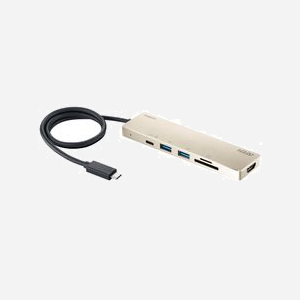 ATEN UH3239-AT : Mini Station d'Accueil USB-C Multiport, 2x USB 3.2 Gen 1 Type-A, 1x USB-C PD (60W), HDMI 4K 30Hz, Lecteur SD/MicroSD, Compatible Windows/macOS/iPadOS - Miniature 1