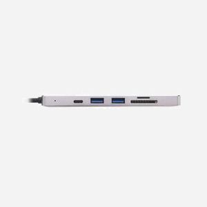 ATEN UH3239-AT : Mini Station d'Accueil USB-C Multiport, 2x USB 3.2 Gen 1 Type-A, 1x USB-C PD (60W), HDMI 4K 30Hz, Lecteur SD/MicroSD, Compatible Windows/macOS/iPadOS - Miniature 2