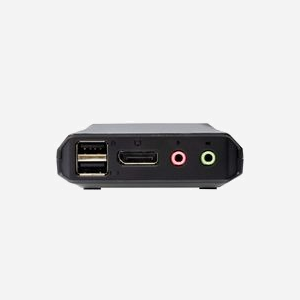 ATEN Commutateur KVM Hybride 2 Ports CS52DP-AT DisplayPort USB-C 4K UHD 4096x2160, USB 2.0, Audio 3.5mm, Compatible Windows, macOS, Linux, Android, iOS - Miniature 2