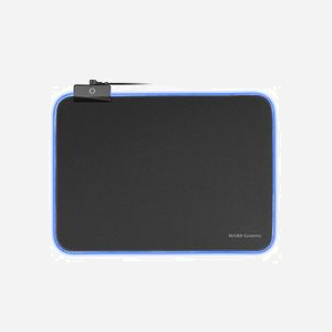 Mars Gaming MMPRGBL - Tapis de souris gaming noir 365x265x4mm, surface nylon nanotextile, rétroéclairage RGB 12 modes, base antidérapante, câble 1.5m USB - Miniature 4