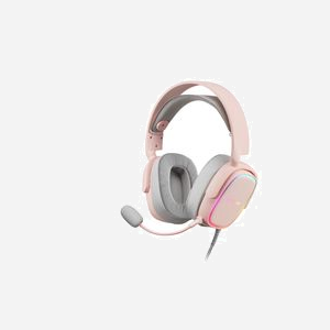 Mars Gaming MHAXP Casque Gaming Filaire Arceau Rose - HP 18-22000Hz, Mic 100-10000Hz, RGB Flow, Drivers 53mm, Jack 3.5mm & USB, Windows/macOS/PS/Xbox/Switch