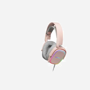 Mars Gaming MHAXP Casque Gaming Filaire Arceau Rose - HP 18-22000Hz, Mic 100-10000Hz, RGB Flow, Drivers 53mm, Jack 3.5mm & USB, Windows/macOS/PS/Xbox/Switch - Miniature 4