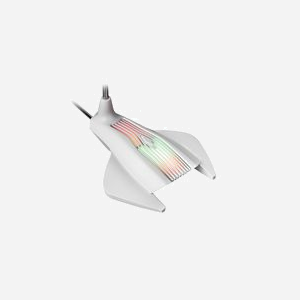 Microphone de Table Mars Gaming MMICW Blanc USB avec Rétroéclairage RGB Flow, Bras Flexible, Bouton Mute, Plug & Play, Câble 1.5m, ABS/Métal, 173g - Miniature 4