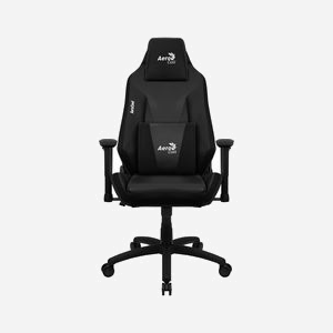 Aerocool Admiral ADMIRALBK - Siège Gaming Universel Noir, Poids Max 150kg, Base Nylon 350mm, Cadre Acier, Accoudoirs 2D, Angle 3-18° - Miniature 2