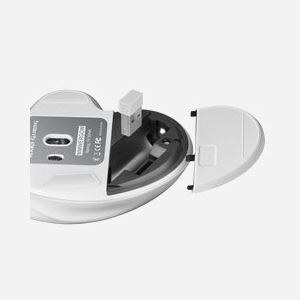Souris Gaming Mars Gaming MMWERGOW RF sans fil, 3200 DPI, 6 Boutons, Droitier, capteur Mécanique, Roue de défilement, Blanche, compatible Windows/macOS/Linux - Miniature 5