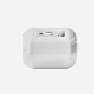 Mars Gaming MSBAXW Enceinte Portable Stéréo Blanche 10W Bluetooth 5.0, USB, MicroSD, Radio FM, Autonomie 8h, RGB Flow, 16-20000Hz. - Miniature 3