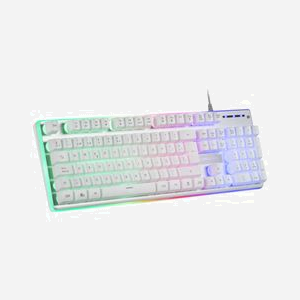 Mars Gaming MCPXWFR : Ensemble Clavier Membrane USB FR, Souris Optique 10000 DPI, Tapis XXL (800x300mm), Blanc. Compatible Windows/macOS/Linux. - Miniature 4