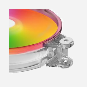 Ventilateur Boîtier PC Mars Gaming MFD 120mm Blanc, 1100 RPM, 14dB, Roulement Hydraulique, RGB Dual Chroma, Connecteur 4-Pin, 12V, MTBF 60000h - Miniature 3