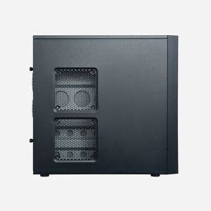 Chieftec CQ-01B-U3-OP Boîtier PC Midi Tower Noir - ATX/micro ATX, 4x 3.5", 2x 5.25", USB 3.2 Gen 1, Ventilation 120/80mm, Sans alimentation - Miniature 4
