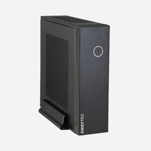 Chieftec IX-03B-OP Mini Tower PC Noir - Mini-ITX, Baies 2.5/3.5", 63x220x197mm, sans alimentation, Compatible Home/Bureau