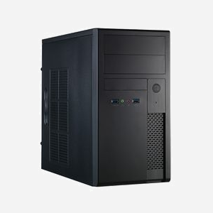 Chieftec XT-01B-OP Boîtier PC Midi Tower micro ATX Aluminium, 2x5.25" ext, 3x3.5" int, 1x2.5", 4 slots d'extension, Vent. avant/arrière 80/90/120mm, 180x408x352mm - Miniature 1