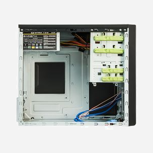 Chieftec XT-01B-OP Boîtier PC Midi Tower micro ATX Aluminium, 2x5.25" ext, 3x3.5" int, 1x2.5", 4 slots d'extension, Vent. avant/arrière 80/90/120mm, 180x408x352mm - Miniature 2