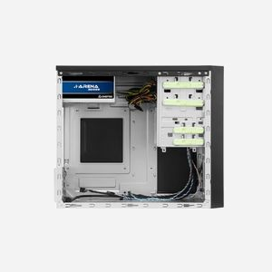 Chieftec CT-01B-350GPB Boîtier Mini Tower Noir, Alimentation 350W, Micro ATX, Baies 3.5"/2.5", USB 3.2 Gen 1, Ventilation 80/90/120mm - Miniature 2
