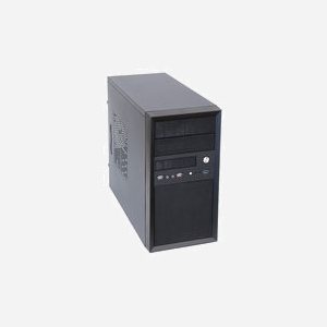 Chieftec CT-01B-350GPB Boîtier Mini Tower Noir, Alimentation 350W, Micro ATX, Baies 3.5"/2.5", USB 3.2 Gen 1, Ventilation 80/90/120mm - Miniature 3