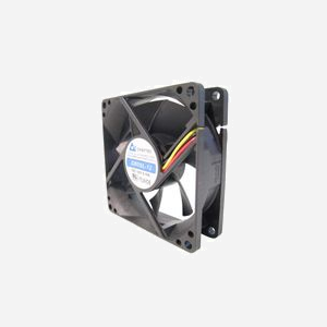 Ventilateur Boîtier PC Chieftec AF-0825S 80x80x25mm Noir, 2200 tr/min, 23 CFM, 20 dBA, Connecteur 3-pin, Alimentation 12V DC - Miniature 1